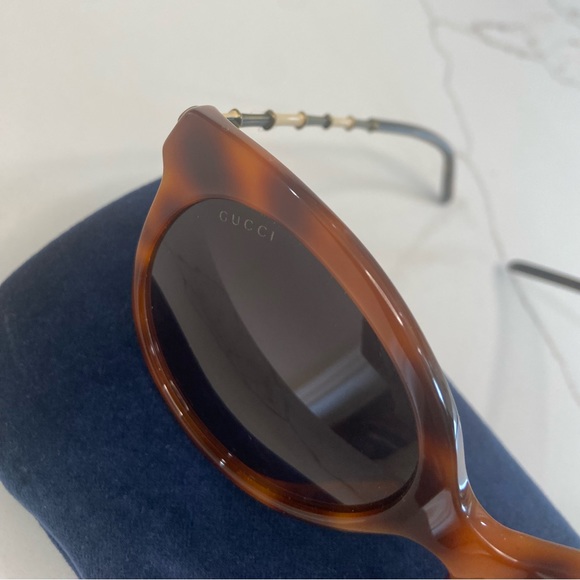 Gucci Tortoiseshell Sunglasses | Brown - Picture 8 of 13